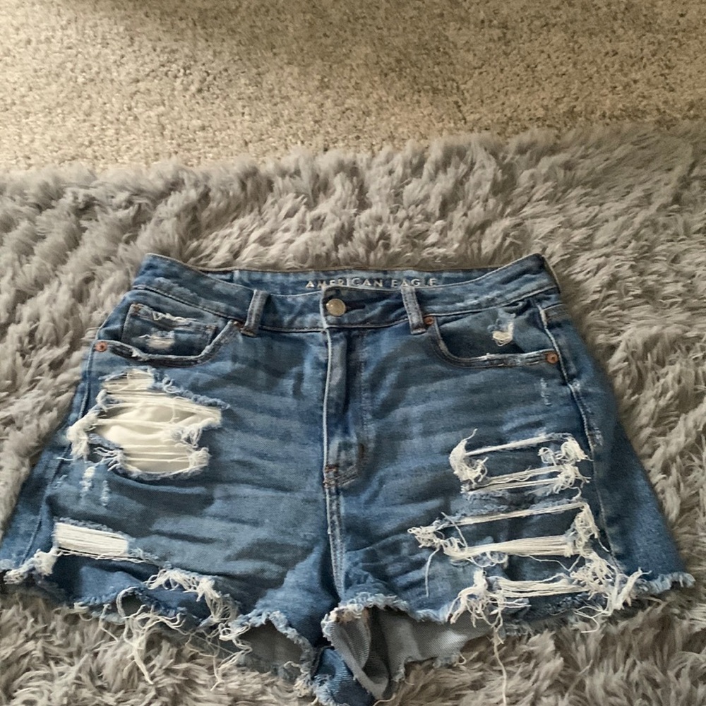 denim shorts